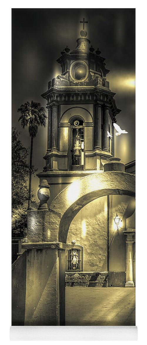 Church Yoga Mat featuring the photograph Church in Bernal #1 by Barry Weiss