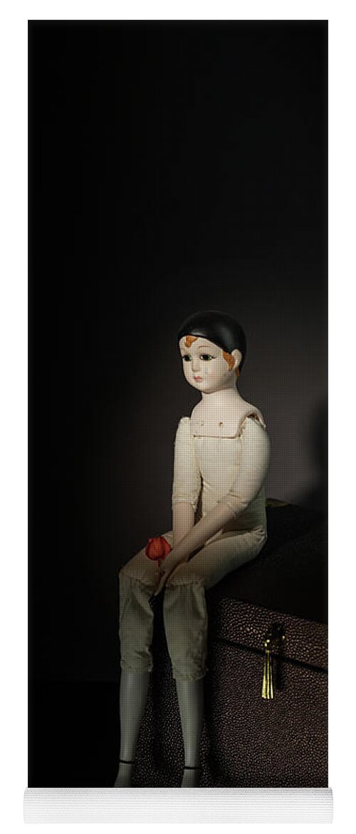 Dark Yoga Mat featuring the photograph Columbina's gone #1 by Alexander Fedin