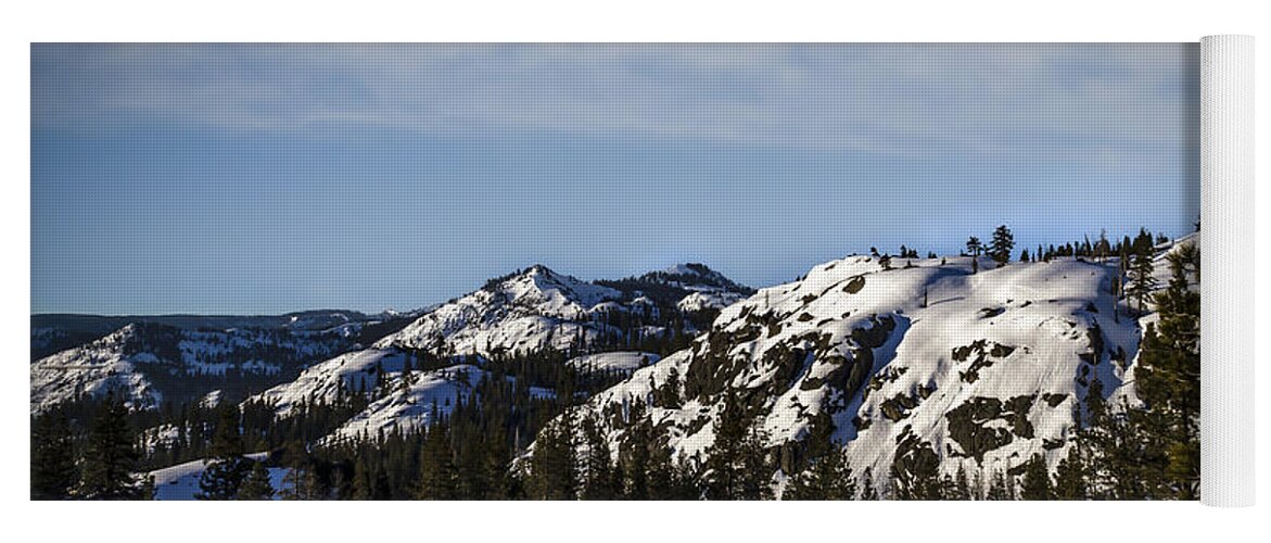 Donner Pass Yoga Mat featuring the photograph Donnor Pass #1 by Bruce Bottomley