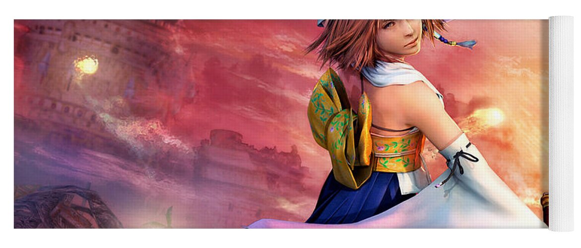Final Fantasy X Yoga Mat featuring the digital art Final Fantasy X #1 by Super Lovely