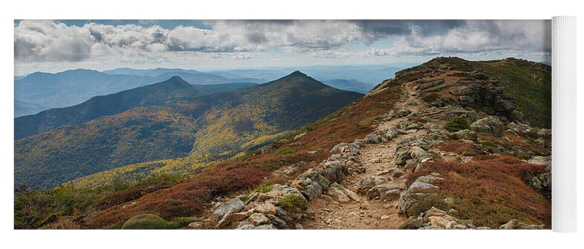 Alpine Tundra System Yoga Mat featuring the photograph Franconia Ridge Trail - White Mountains New Hampshire #1 by Erin Paul Donovan