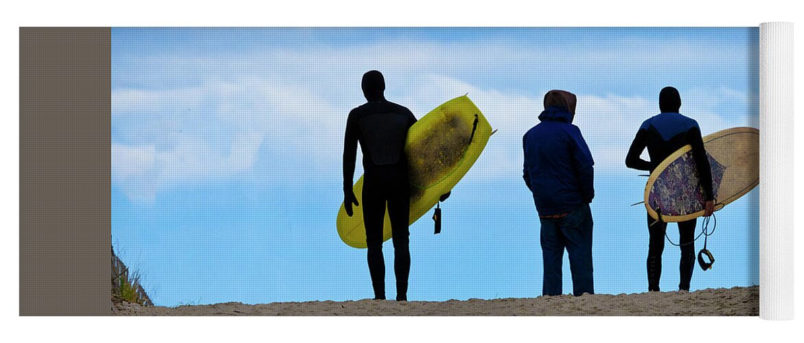 Surfers Yoga Mat featuring the photograph Friends #1 by David Kay