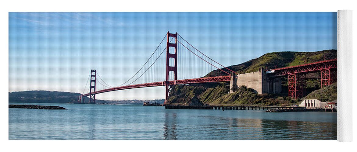 Bridge Yoga Mat featuring the photograph Golden Gate Bridge in San Francisco, USA by Amanda Mohler