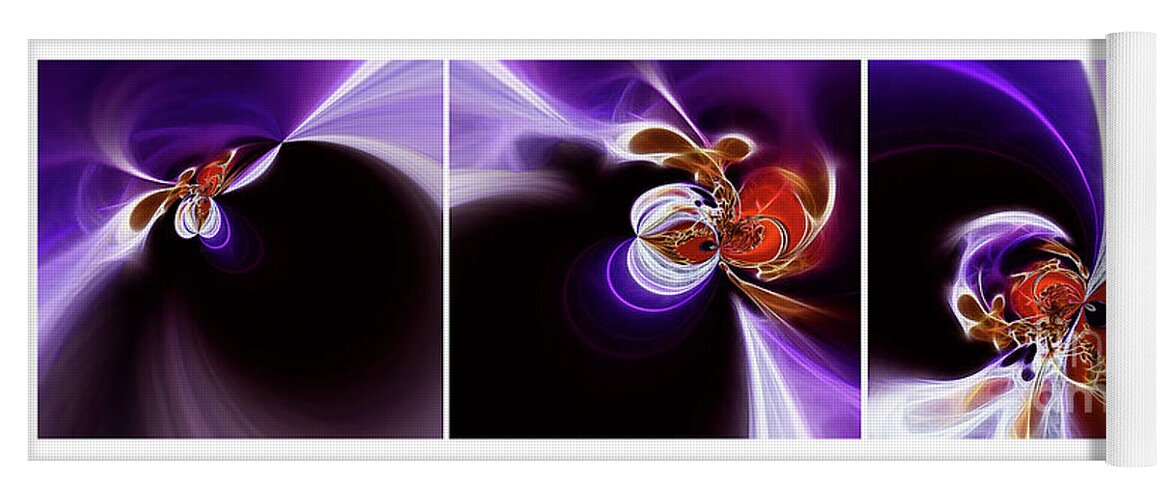 Abstract Yoga Mat featuring the photograph Growing #1 by Elaine Hunter