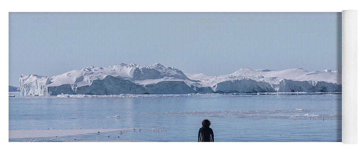 Ilulissat Yoga Mat featuring the photograph Icebergs #1 by Joana Kruse