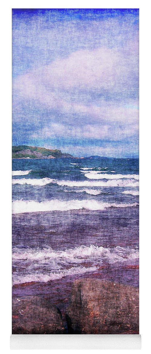 Lake Superior Yoga Mat featuring the photograph Lake Superior Islands #2 by Phil Perkins