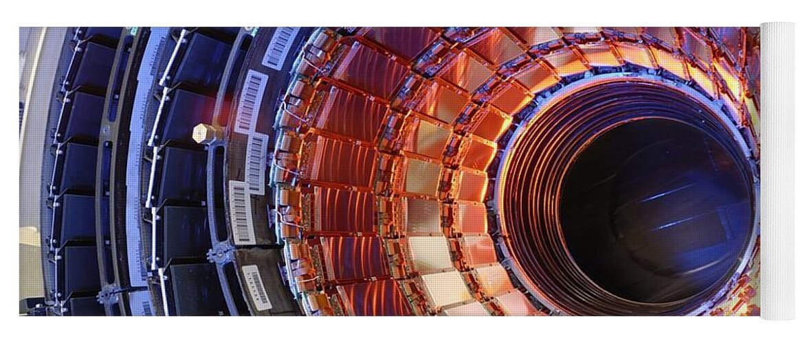 Large Hadron Collider Yoga Mat featuring the photograph Large Hadron Collider #1 by Jackie Russo