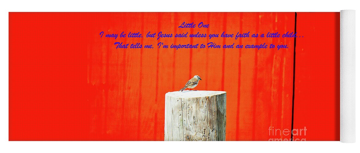 Bird Yoga Mat featuring the photograph Little One by Merle Grenz