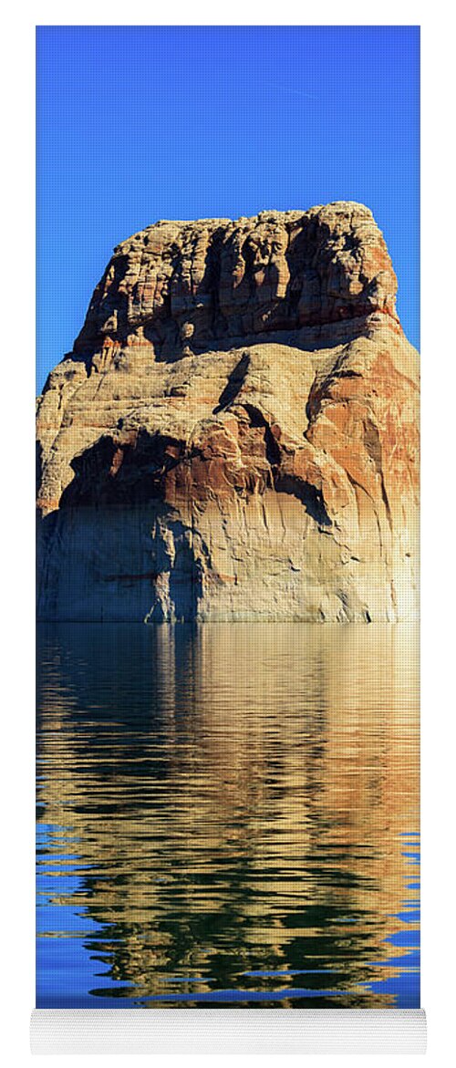Lone Rock Canyon Yoga Mat featuring the photograph Lone Rock Canyon by Raul Rodriguez
