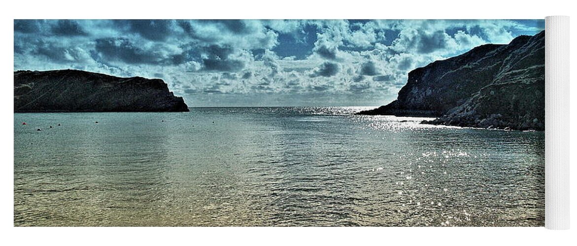 Seascapes Yoga Mat featuring the photograph Lulworth Cove by Richard Denyer