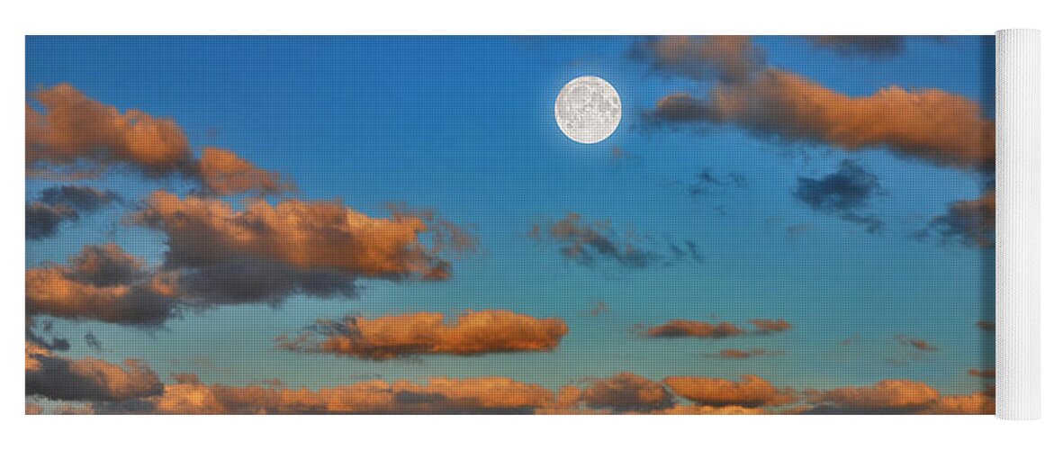 Singer Island Yoga Mat featuring the photograph 1- Moonrise Over Singer Island by Joseph Keane