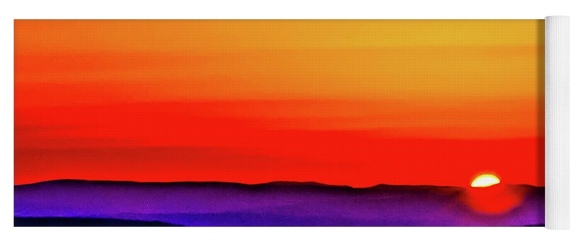 Shenandoah Valley Yoga Mat featuring the photograph Shenandoah Valley Sunset by Louis Dallara