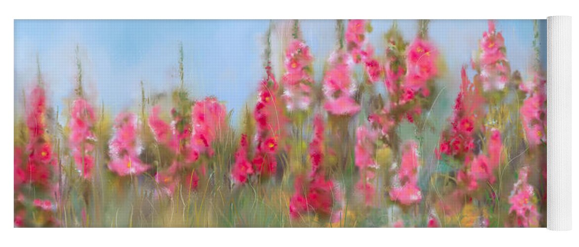Florals Yoga Mat featuring the painting The Earth Laughs in Flowers #1 by Colleen Taylor