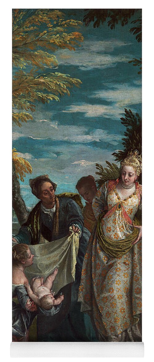 Veronese Yoga Mat featuring the painting The Finding of Moses #2 by Veronese