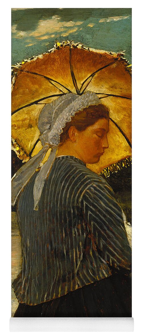 Winslow Homer Yoga Mat featuring the painting The Nurse #1 by Winslow Homer