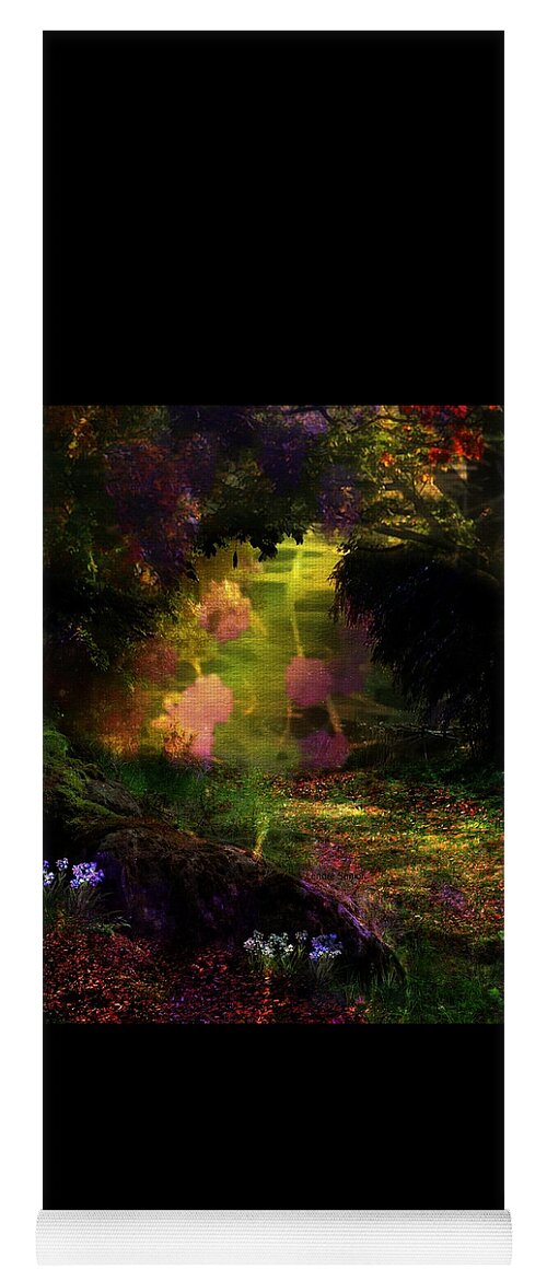 Expressive Yoga Mat featuring the photograph The Pathway #1 by Lenore Senior
