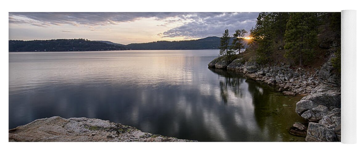 Coeur D' Alene Yoga Mat featuring the photograph Tubbs Sunset #1 by Idaho Scenic Images Linda Lantzy
