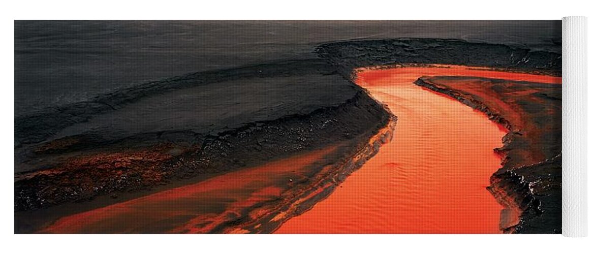 Volcano Yoga Mat featuring the photograph Volcano #1 by Jackie Russo