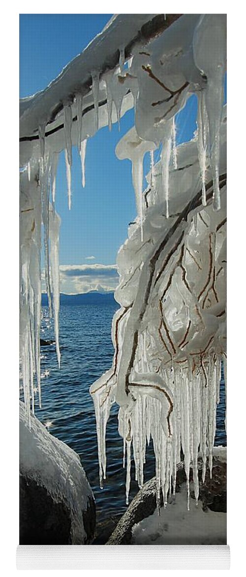 Lake Tahoe Yoga Mat featuring the photograph Winter's Tapestry #1 by Sean Sarsfield