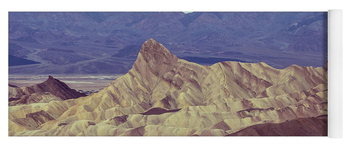 Death Valley National Park Yoga Mat featuring the photograph Zabriskie #2 by Jonathan Nguyen