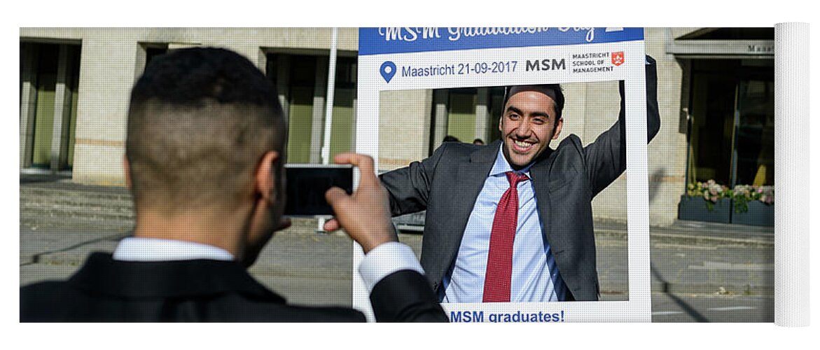 Yoga Mat featuring the photograph MSM Graduation Ceremony 2017 #10 by Maastricht School Of Management