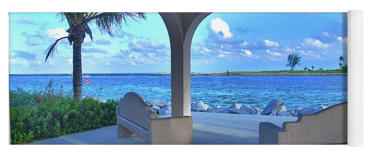  Yoga Mat featuring the photograph 11- Lake Worth Inlet by Joseph Keane