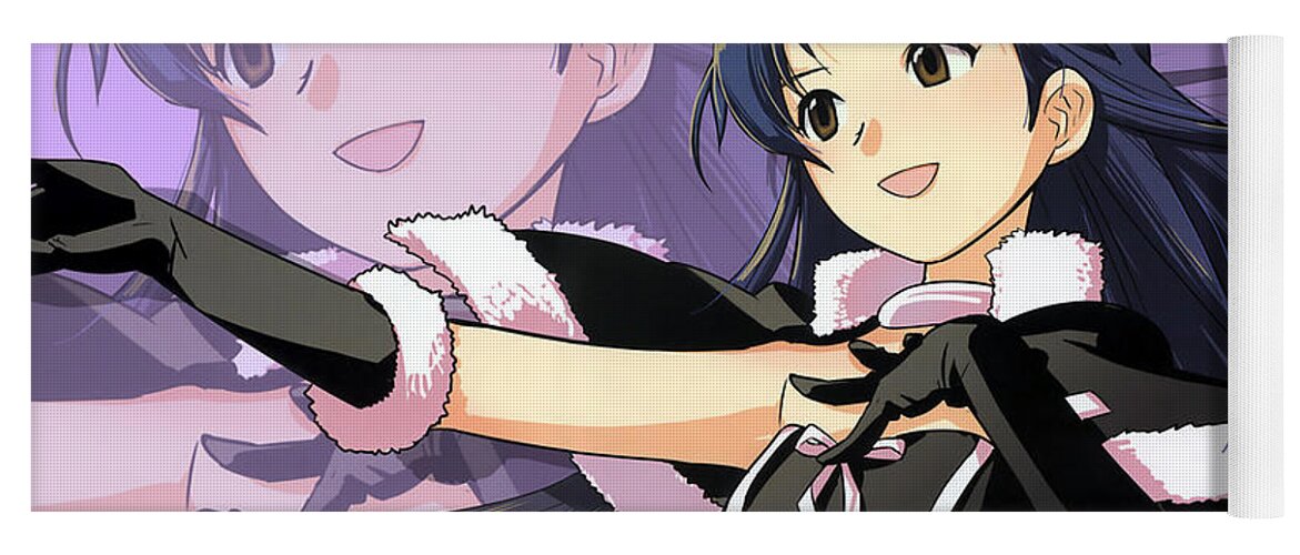 Idolm@ster Yoga Mat featuring the digital art iDOLM@STER #18 by Super Lovely