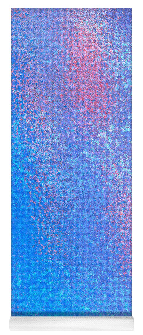 Abstract Background Yoga Mat featuring the digital art Abstract by George Robinson