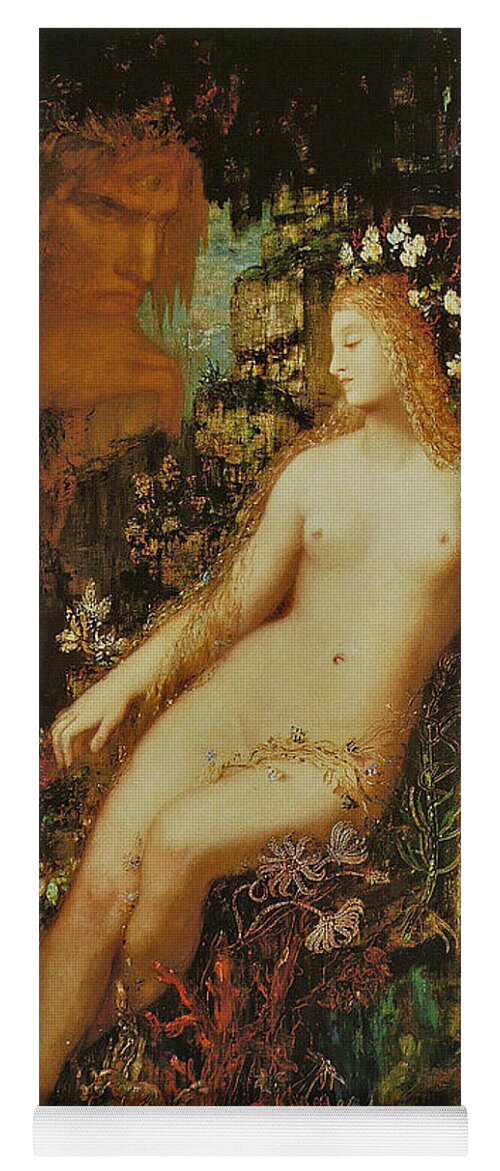 Gustave Moreau Yoga Mat featuring the painting Galatea #4 by Gustave Moreau