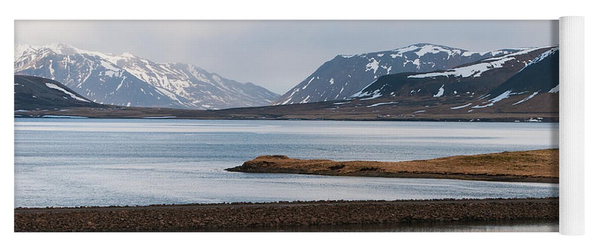 Icelandic Yoga Mat featuring the photograph Icelandic mountain Landscape by Michalakis Ppalis