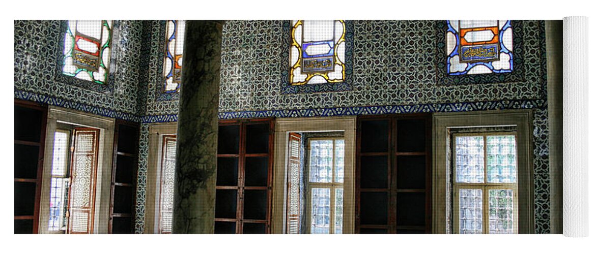 16th Century Style Yoga Mat featuring the photograph Inside the harem of the Topkapi Palace #1 by Patricia Hofmeester