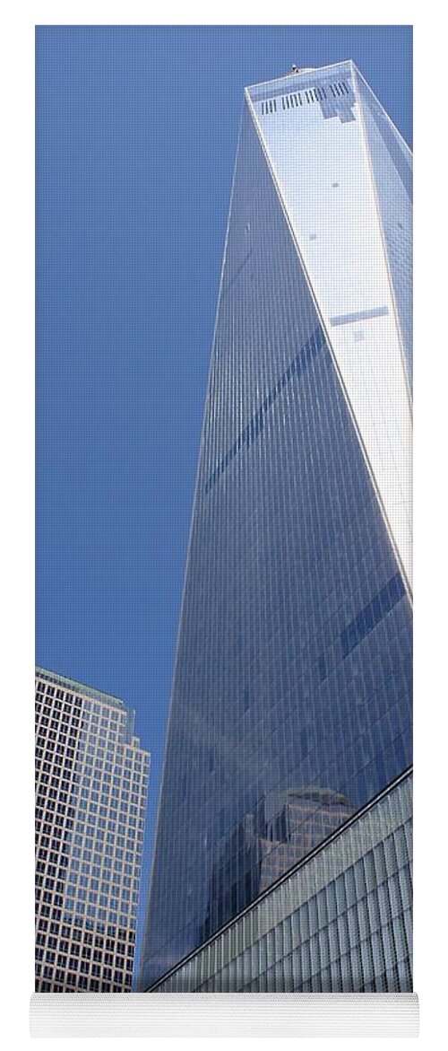 One World Trade Center Yoga Mat featuring the photograph One World Trade Center #2 by Flavia Westerwelle