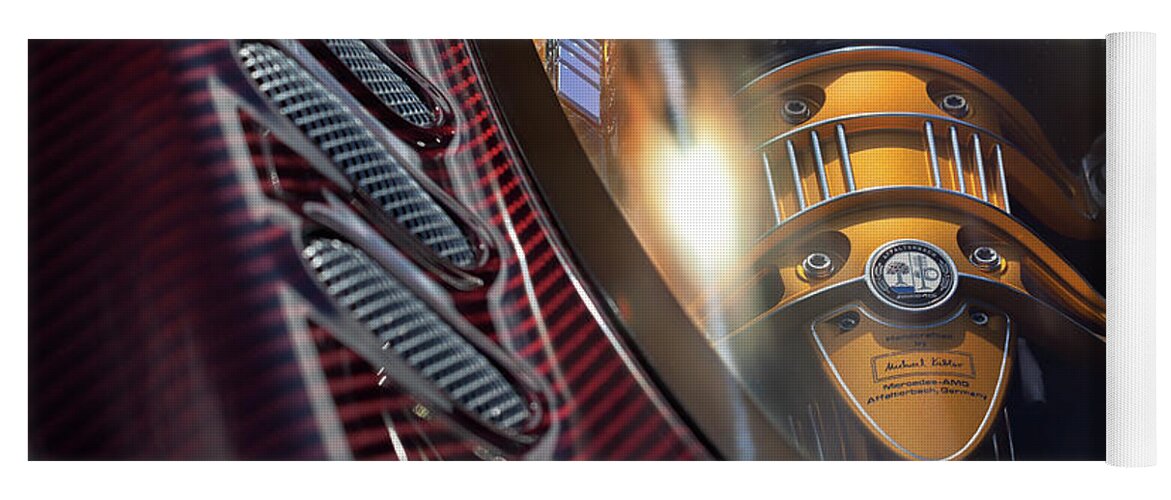 Pagani Huayra Yoga Mat featuring the photograph #Pagani #Huayra #Roadster #Print #2 by ItzKirb Photography