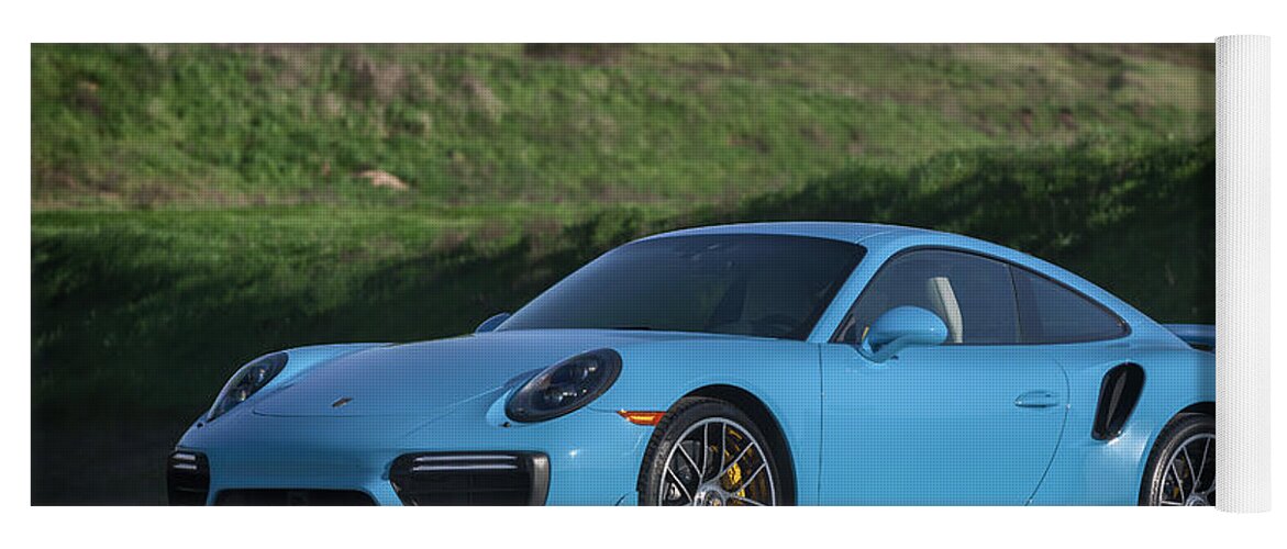 Cars Yoga Mat featuring the photograph #Porsche 911 #Turbo S #Print #2 by ItzKirb Photography