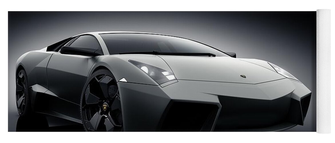 Lamborghini Yoga Mat featuring the photograph Lamborghini #21 by Mariel Mcmeeking