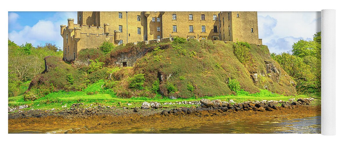 Isle Of Skye Yoga Mat featuring the photograph Dunvegan Castle landscape #3 by Benny Marty