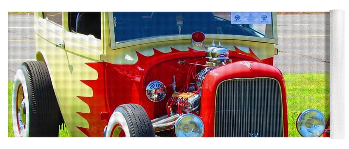 Ford Model A Yoga Mat featuring the photograph Ford Model A #3 by Jackie Russo