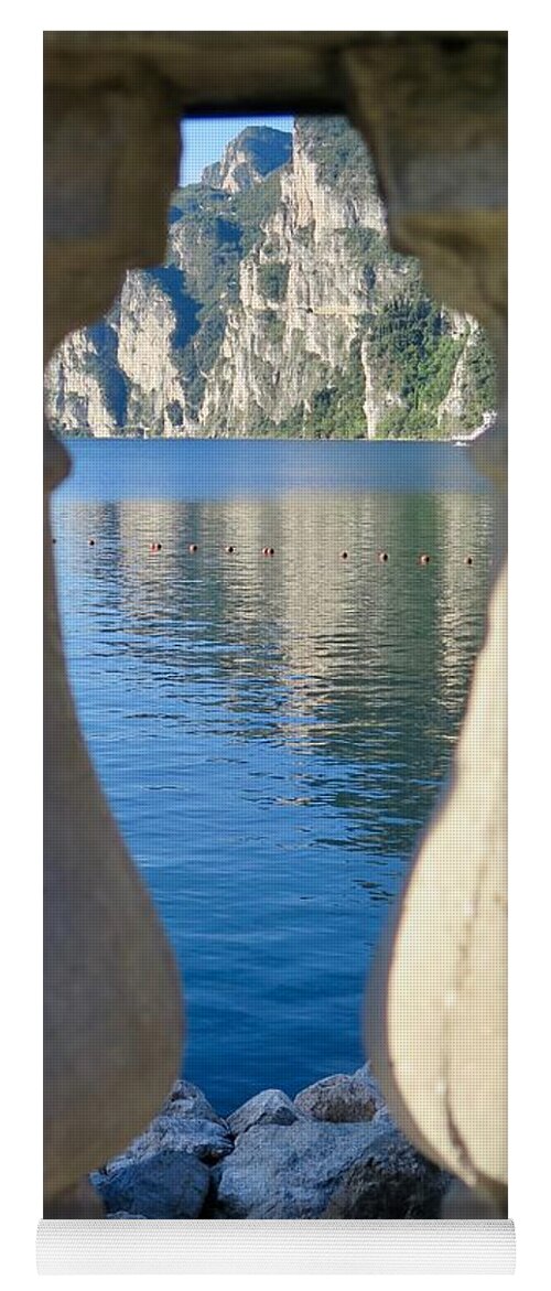 Ago Di Garda Yoga Mat featuring the photograph Lake Of Garda #3 by Mary Mollace
