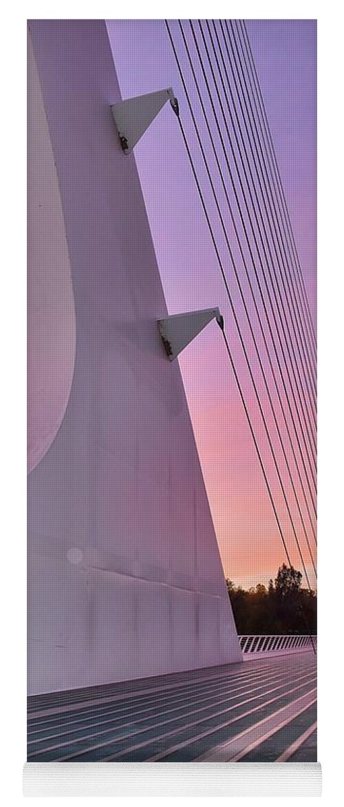Sundial Bridge Yoga Mat featuring the photograph Sundial Bridge #3 by Maria Jansson