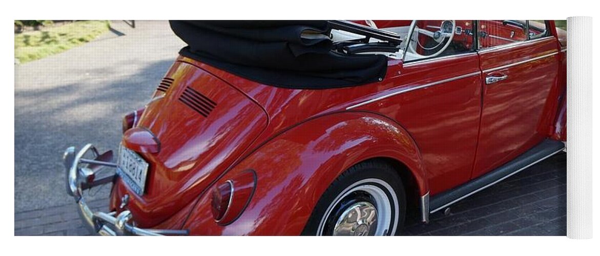 Volkswagen Beetle Yoga Mat featuring the photograph Volkswagen Beetle #3 by Mariel Mcmeeking