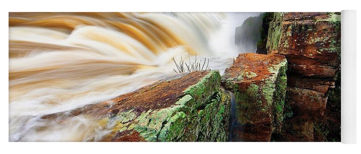 Waterfall Yoga Mat featuring the photograph Waterfall #32 by Jackie Russo