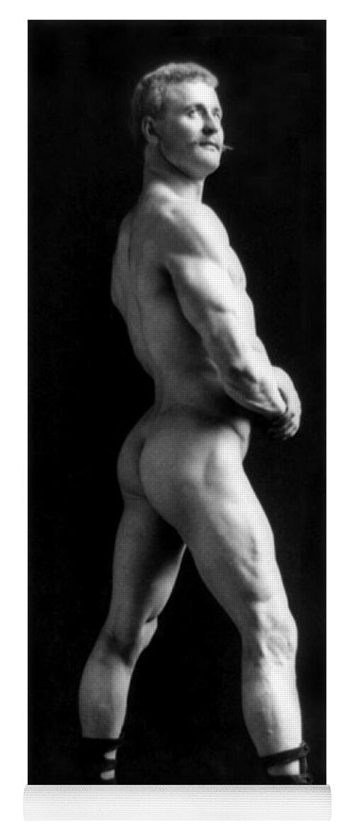 Erotica Yoga Mat featuring the photograph Eugen Sandow, Father Of Modern #4 by Science Source