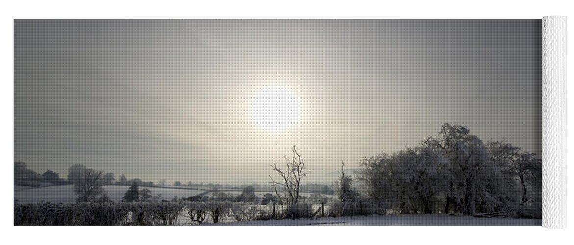  Yoga Mat featuring the photograph Frozen Britain #5 by Ang El