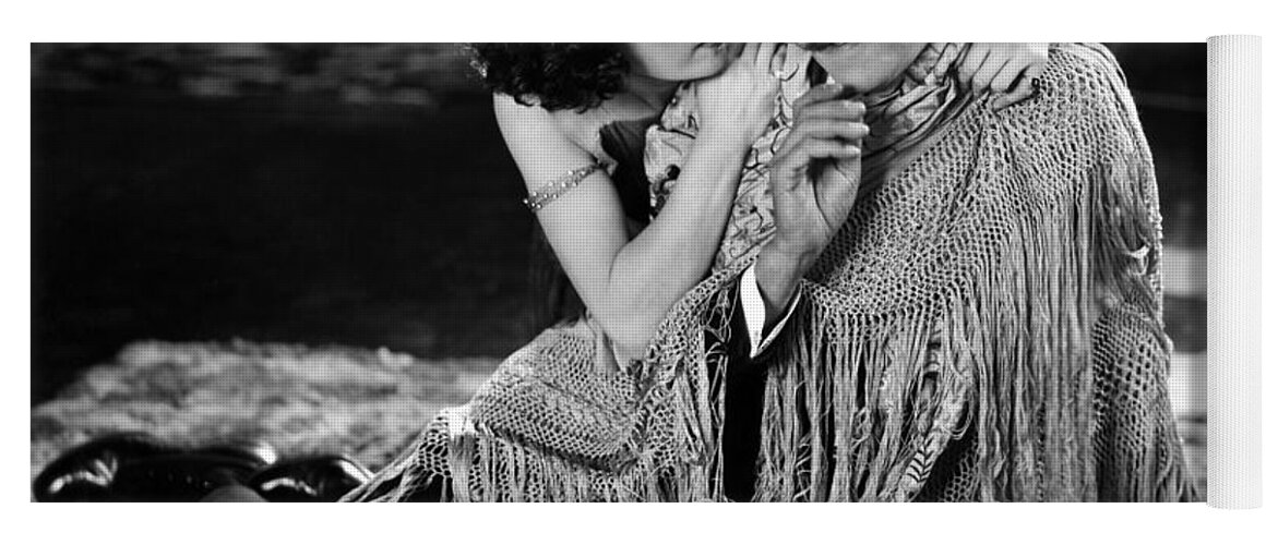 -couples- Yoga Mat featuring the photograph Silent Film Still: Couples #5 by Granger