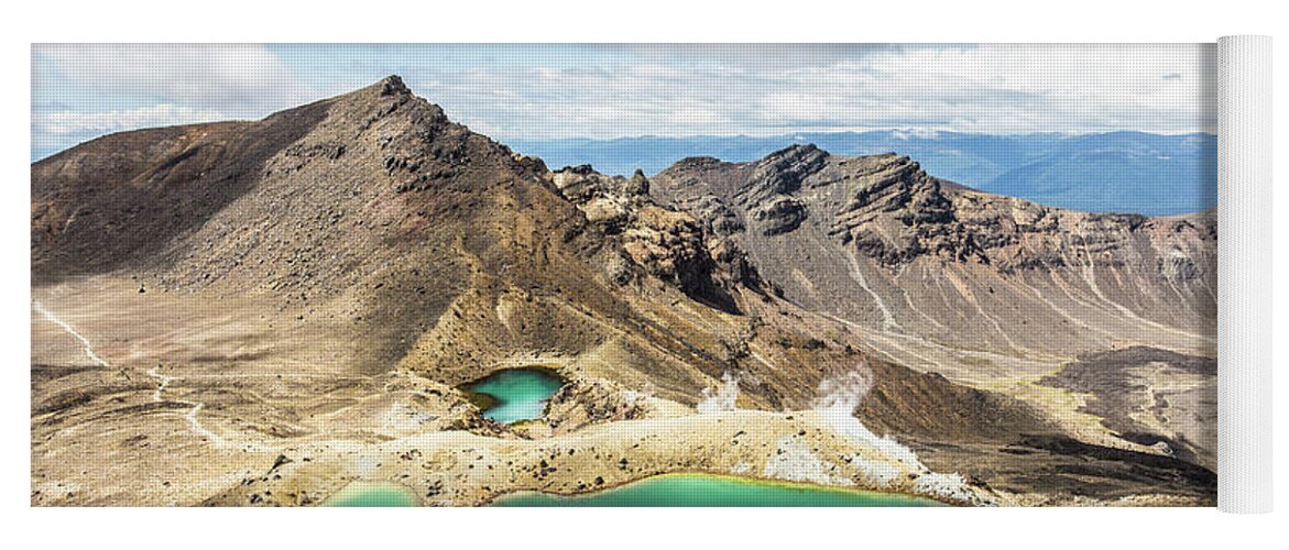 Cloud - Sky Yoga Mat featuring the photograph Tongariro Alpine crossing in New Zealand #5 by Didier Marti