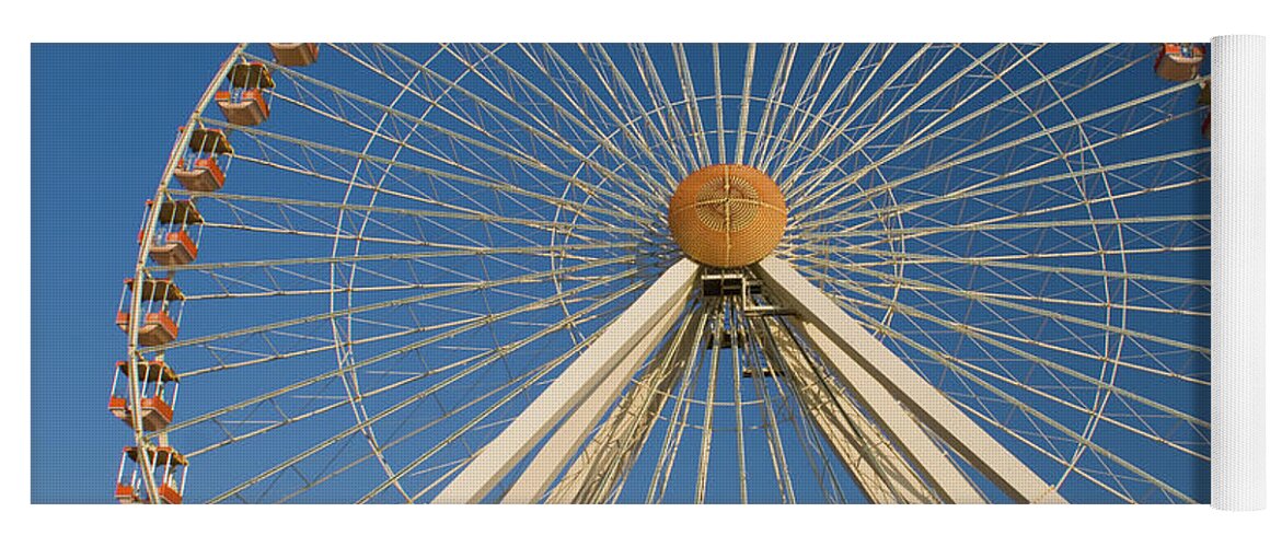Fun Yoga Mat featuring the photograph Ferris Wheel #6 by Anthony Totah
