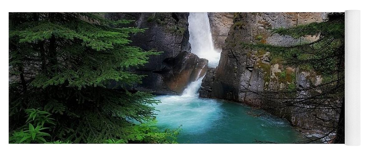 Waterfall Yoga Mat featuring the photograph Waterfall #6 by Jackie Russo