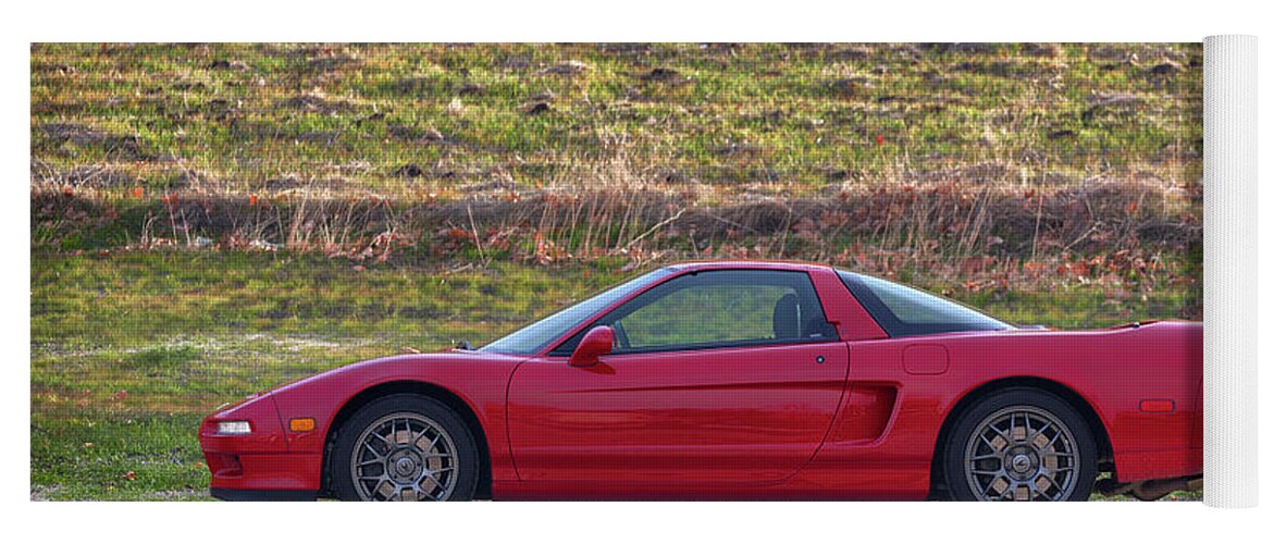 Acura Yoga Mat featuring the photograph #Acura #NSX #Print #7 by ItzKirb Photography