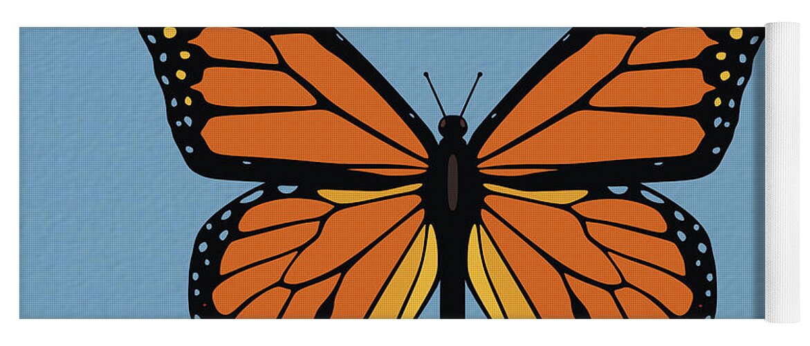 Monarch Butterfly Yoga Mat featuring the photograph 74- Monarch Butterfly by Joseph Keane