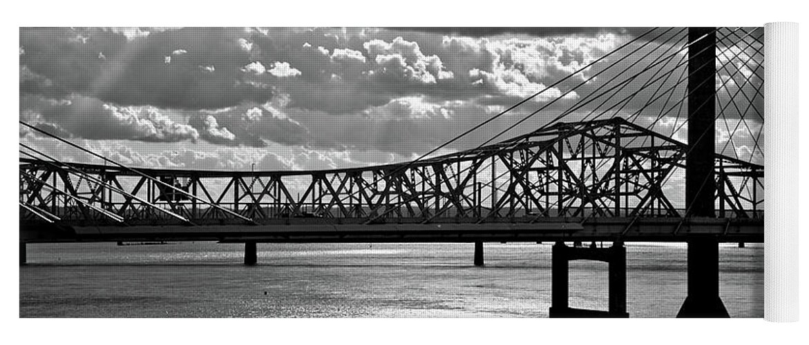 0601 Yoga Mat featuring the photograph Abraham Lincoln Bridge by FineArtRoyal Joshua Mimbs